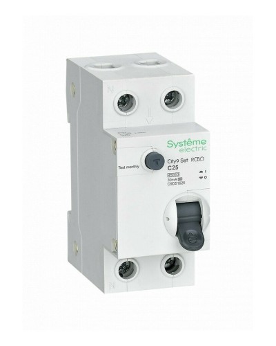 City9 Set 1P+N С 25А 4.5kA 30мА A 230В (C9D55625). Автоматический выключатель дифференциального тока. Systeme Electric в Щелково