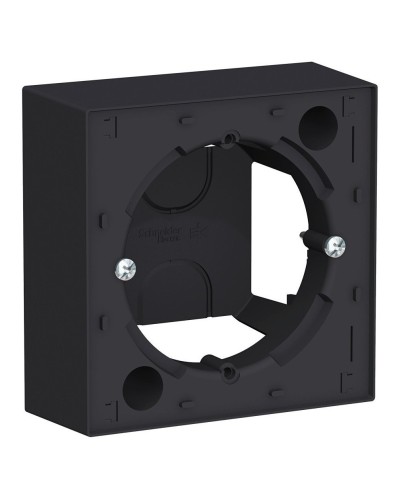 AtlasDesign коробка для наружного монтажа, карбон (ATN001000). Коробка монтажная. Systeme Electric в Щелково