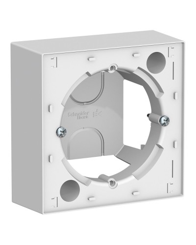 AtlasDesign коробка для наружного монтажа, белая (ATN000100). Коробка для наружного монтажа. Systeme Electric в Щелково