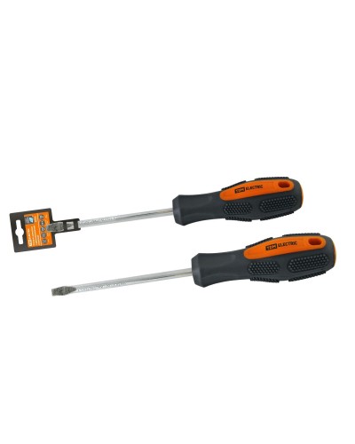 Отвертка шлицевая двухкомпонентная CR-V, тип SL5.0x75 "Алмаз" TDM (SQ1006-1005): Отвертка шлицевая двухкомпонентная в Щелково