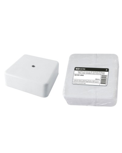 Коробка КР 50х50х20 ОП белая, IP40, с клеммной колодкой (SQ1401-0902). Распаячная коробка. TDM ЕLECTRIC в Щелково