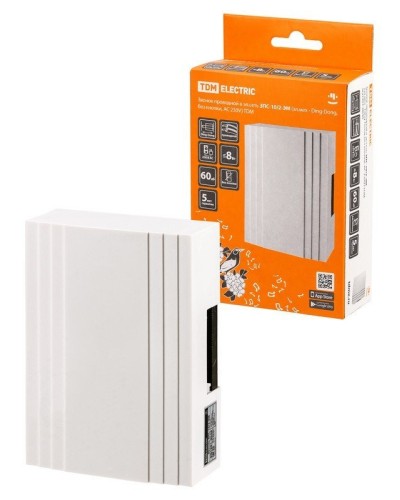 ЗПС-10/2-ЭМ, эл.мех - Ding-Dong, без кнопки, AC 230V (SQ1901-0046). Звонок проводной. TDM ЕLECTRIC в Щелково