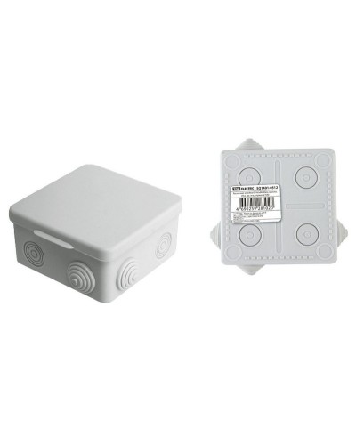 Коробка ОП 80х80х50мм, крышка, IP54, 7вх. (SQ1401-0512). Распаячная коробка. TDM ЕLECTRIC в Щелково