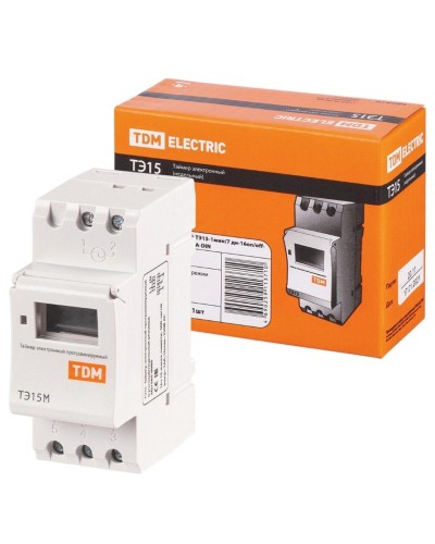 ТЭ15М-1мин/7дн-32on/off-30А-DIN TDM (SQ1503-0037). Таймер электронный. TDM ЕLECTRIC в Щелково