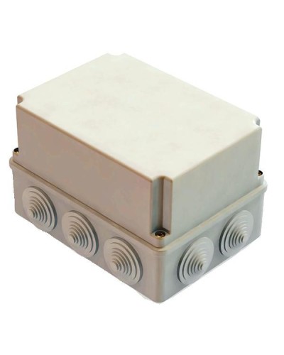 Коробка ОП 190х140х120мм, крышка, IP55, 10 гермовводов (SQ1401-1246). Распаячная коробка. TDM ЕLECTRIC в Щелково
