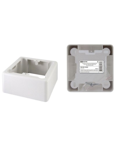 Коробка установочная ОП 85х85х42мм, 1-местная, подъемная, белая, IP20 TDM (SQ1401-0232). Коробка установочная ОП. TDM ЕLECTRIC в Щелково
