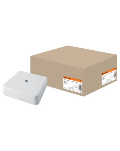 Коробка КР 100х100х29 ОП белая, IP40 (SQ1401-0207). Распаячная коробка. TDM ЕLECTRIC в Щелково