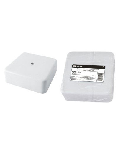 Коробка КР 50х50х20 ОП белая, IP40 (SQ1401-0901). Распаячная коробка. TDM ЕLECTRIC в Щелково