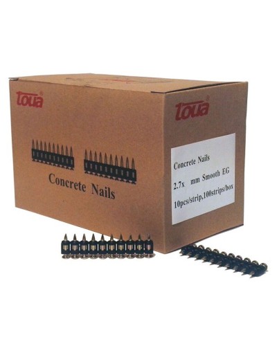 Гвоздь 2.7x17 smooth EG (1000 шт./уп.) (2717smoothEG). Гвозди универсальные. Toua в Щелково