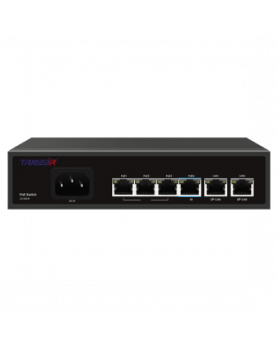 TR-NS1206-65-4PoE. Коммутатор с PoE. Trassir в Щелково