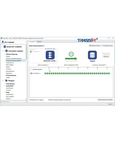 TRASSIR NetSync. Программное обеспечение для IP систем видеонаблюдения. Trassir в Щелково