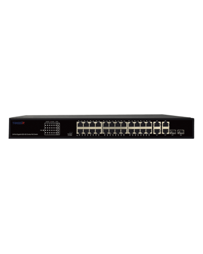 TR-NS14282C-370-24POE. Коммутатор с PoE. Trassir в Щелково