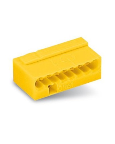 WAGO 243-508 Клемма MICRO 8-проводная желтая. Клемма для распределительных коробок. WAGO в Щелково