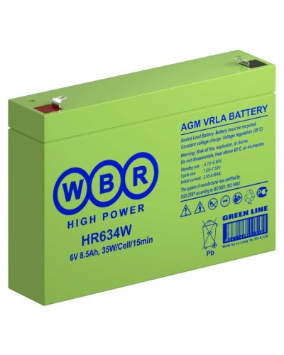 WBR HR634W. Аккумулятор герметичный свинцово-кислотный. WBR в Щелково