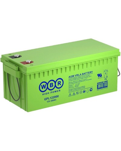 WBR GPL122000. Аккумулятор герметичный свинцово-кислотный. WBR в Щелково