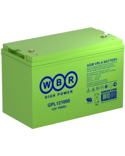 WBR GPL121000A. Аккумулятор герметичный свинцово-кислотный. WBR в Щелково