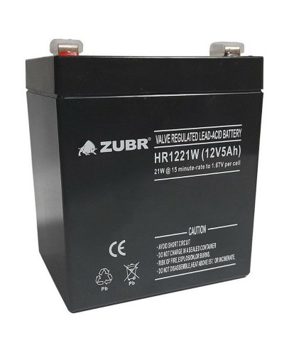 ZUBR HR 1221W (12V, 5Ah). Аккумулятор герметичный свинцово-кислотный. ZUBR в Щелково