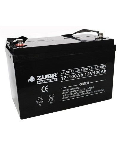 ZUBR MARINE GEL NPG 12-100 (12V, 100Ah). Аккумулятор герметичный свинцово-кислотный. ZUBR в Щелково