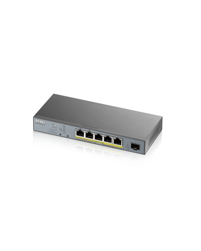 GS1350-6HP-EU0101F. L2 коммутатор PoE+ для IP-видеокамер. ZYXEL в Щелково