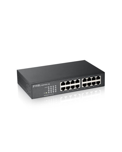 GS1100-16-EU0103F. Коммутатор 16xGE, rack 19, бесшумный. ZYXEL в Щелково