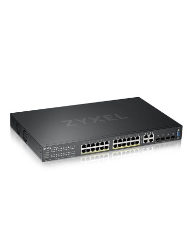 GS2220-28HP-EU0101F. Гибридный L2 коммутатор PoE+. ZYXEL в Щелково