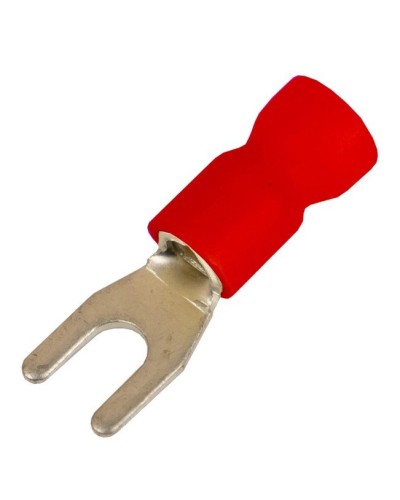 Наконечник вилочный НВИ 0,25-1,5 М5 (D5,3мм) (100 шт) (2A15P-EE-PVC). Наконечник вилочный с изолированным фланцем ПВХ. ДКС в Щелково