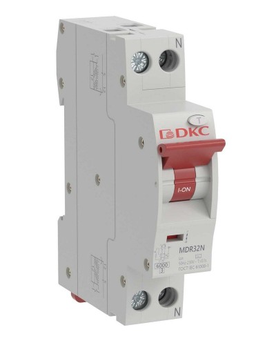 YON max MDR, 1P+N, 10mA, 10A, 6kA, А (MDR32N-1N1C10-A). Компактный автоматический выключатель дифференциального тока. ДКС в Щелково