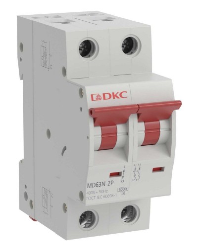 YON max MD63N 2P 50А 6кА C (MD63N-2PC50). Автоматический выключатель. ДКС в Щелково