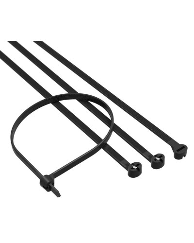 Хомут 4,8x250 P6.6, черный (100шт) (21316SR): Хомут с двойным замком в Щелково
