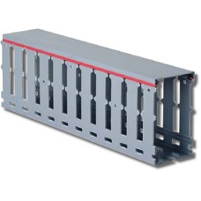 Короб перфорированный, серый RL12 80x60 (00139RL): Короб перфорированный