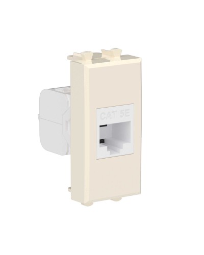 Розетка RJ-45, кат.5E, Avanti, 1 модуль, ванильная дымка (4405661): Розетка компьютерная модульная в Щелково
