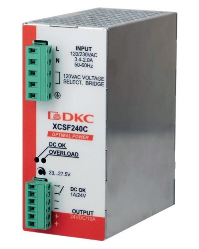 Источник питания однофазный, 240Вт, 5А, 48В (XCSF240DP). Источник питания OPTIMAL POWER однофазный, с ORing диодом. ДКС в Щелково