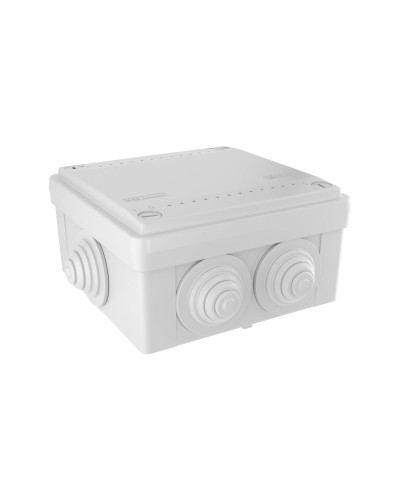 Коробка ответвительная с кабельными вводами IP55, 100х100х50 (53801). Коробка ответвительная. ДКС в Щелково