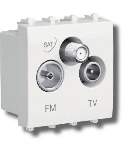 Розетка TV-FM-SAT Avanti 1 модуль ванильная дымка (4405532): Розетка TV-FM-SAT в Щелково