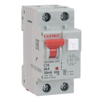 АВДТ YON MDR63 C40 2P 30mA (MDR63-22C40-A). Автоматический выключатель дифференциального тока. ДКС