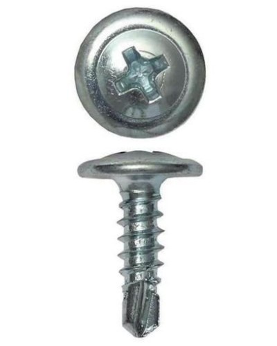 Саморез с пресс-шайбой 4.2х16 со сверлом (200 шт) (CM274016). Саморез с пресс-шайбой. ДКС в Щелково