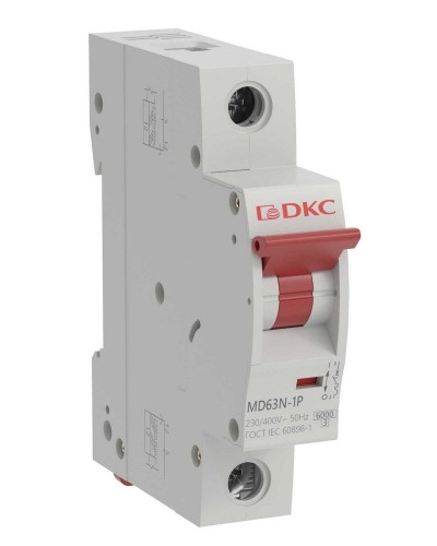 YON max MD63N 1P 63А 6кА C (MD63N-1PC63). Автоматический выключатель. ДКС в Щелково