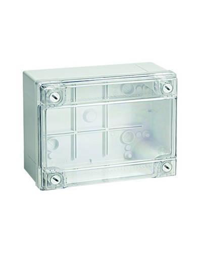 Коробка ответвительная с гладкими стенками IP56, 300х220х120 (54320). Коробка ответвительная с гладкими стенками и прозрачной крышкой. ДКС в Щелково