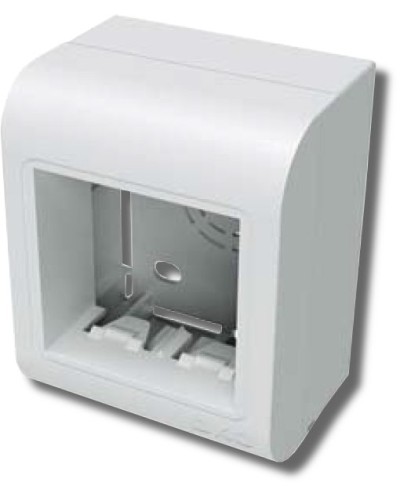 Коробка монтажная PDM под 2 модуля 45х45 мм (10013): Коробка монтажная в Щелково