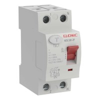 YON MAX MDL100 ВДТ, 2P, 30mA, 25A, АС (MDL100-2P2-25-AC). Автоматический выключатель дифференциальный (УЗО). ДКС