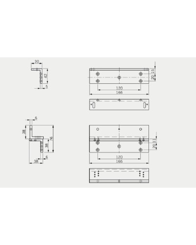 L+Z кронштейн для EMC 1200 ALH. L+Z кронштейн для EMC 1200 ALH. dormakaba в Щелково