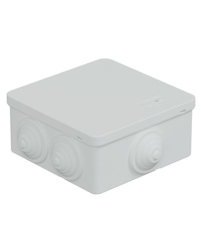 Коробка JBS101 100х100х55, 6 вых., IP55, белая (44037W-1). Коробка монтажная. Экопласт в Щелково