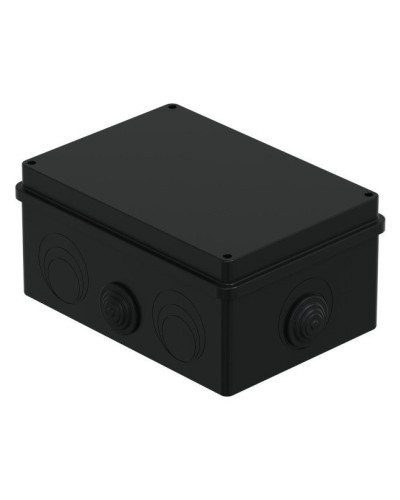Коробка JBS210 210х150х100, 8 вых., IP55, черная (44016BL-1). Коробка монтажная. Экопласт в Щелково