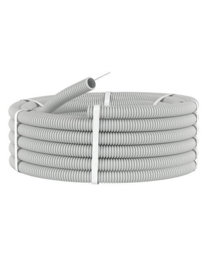 Труба HFFR тяжелая D40, серая (21140HF-GR): Труба гофрированная, с зондом, не распространяющая горение, без галогена в Щелково