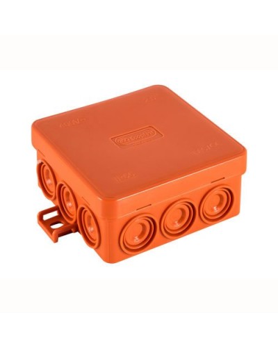 Коробка JBL085 85х85х38, 12 вых., 3P (0,15...2,5мм²) (43065HF). Коробка монтажная, огнестойкая, без галогена. Экопласт в Щелково