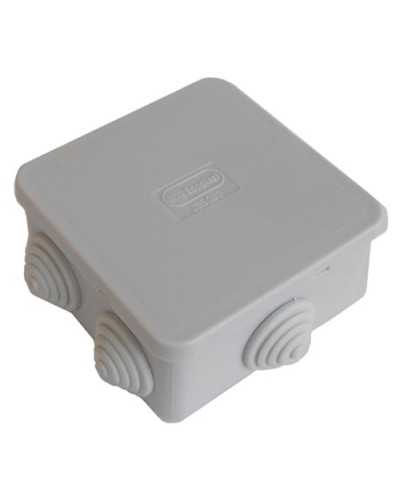 Коробка JBS080 85х85х50, 6 вых., IP44, серая (44066). Коробка монтажная. Экопласт в Щелково