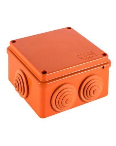 Коробка JBS100 100х100х55, 6 вых., 9P, (0,15-2,5мм²) (43417HF). Коробка монтажная, огнестойкая, без галогена. Экопласт в Щелково