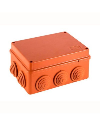 Коробка JBS150 150х110х70, 10 вых., 10P (0,15...2,5мм²) (43089HF). Коробка монтажная, огнестойкая, без галогена. Экопласт в Щелково