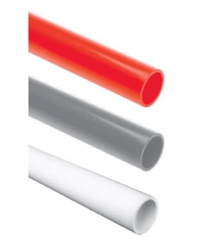 Ecoplast труба ПВХ гладкая, для аспирационной системы, D25, красная (33025-RD). Труба для аспирационной системы. Экопласт в Щелково