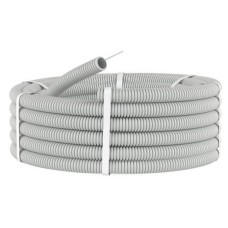 Труба HFFR тяжелая D50, серая (21150HF-GR): Труба гофрированная, с зондом, не распространяющая горение, без галогена